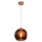 Access Lighting Glow, Pendant, Brushed Copper Finish, Copper Glass 28101-BCP/CP - alternate 3